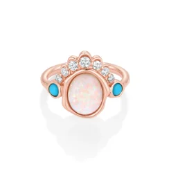 Marrow Fine Graduation Gifts | Rings^The Mary Opal Abstract Bezel Ring