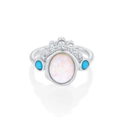 Marrow Fine Graduation Gifts | Rings^The Mary Opal Abstract Bezel Ring