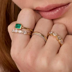 Marrow Fine Engagement Rings | Rings^The Mini Roxy Engagement Ring East-West