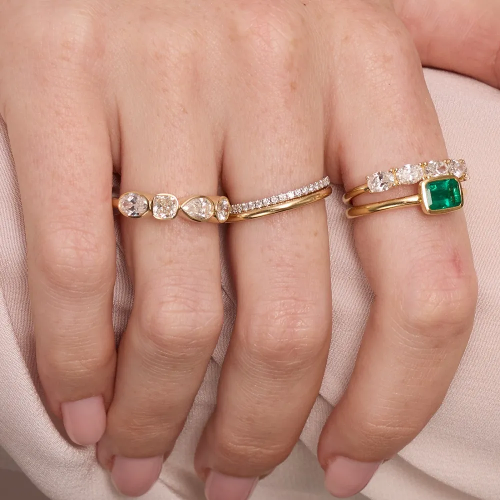 Marrow Fine Engagement Rings | Rings^The Mini Roxy Engagement Ring East-West