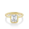 Marrow Fine Engagement Rings^The Roxy Bezeled Emerald Cut Engagement Ring