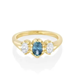 Marrow Fine Engagement Rings^The Simone Sapphire Oval Engagement Ring