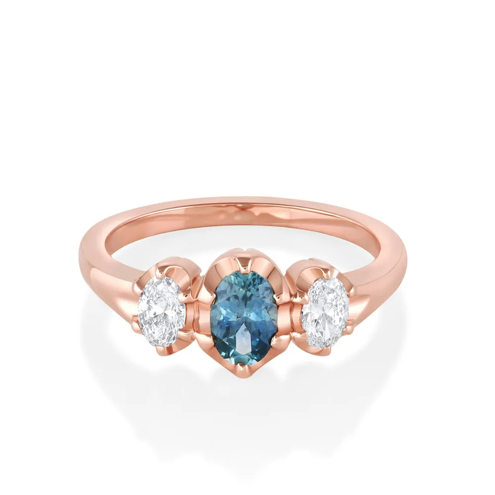 Marrow Fine Engagement Rings^The Simone Sapphire Oval Engagement Ring