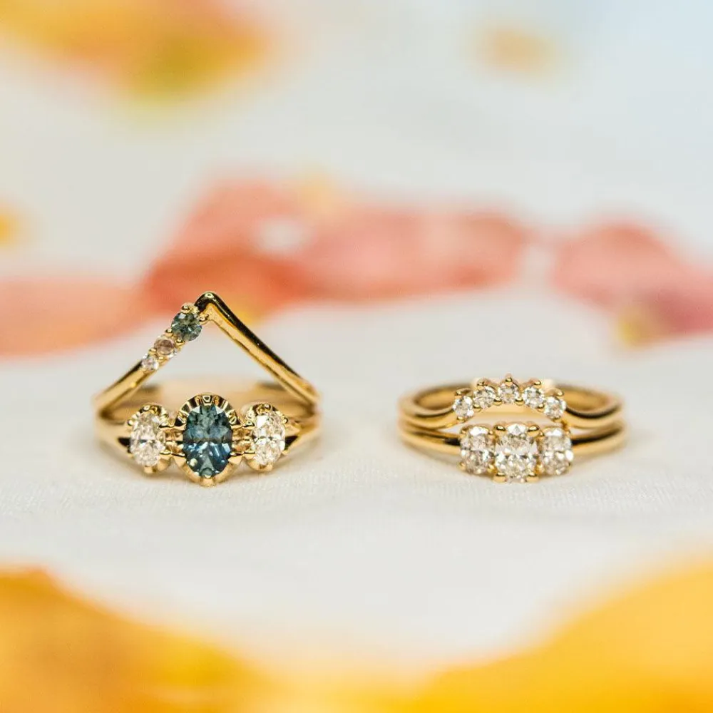 Marrow Fine Engagement Rings^The Simone Sapphire Oval Engagement Ring