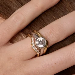 Marrow Fine Engagement Rings^The Tessa Bezel Round Solitaire Engagement Ring
