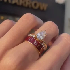 Marrow Fine Anniversary Gifts | Sammi's Favorites^Til Death Cherry Mocha Enamel Band - 6mm