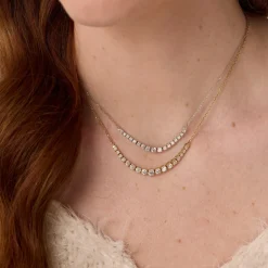 Marrow Fine Anniversary Gifts | Necklaces^Venus White Diamond Graduated Necklace
