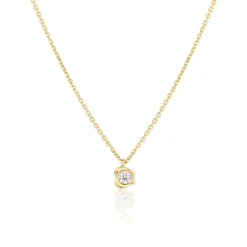 Marrow Fine For The Bride-to-be | Anniversary Gifts^White Diamond Abstract Bezel Necklace