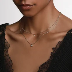Marrow Fine For The Bride-to-be | Anniversary Gifts^White Diamond Abstract Bezel Necklace