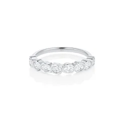 Marrow Fine Anniversary Gifts | Graduation Gifts^White Diamond Abstract Bezel Band