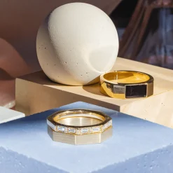Marrow Fine Anniversary Gifts | Men's Bands^White Diamond Ames Men's Band
