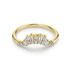 Marrow Fine Wedding Bands | Rings^White Diamond Aurora Nouveau Band
