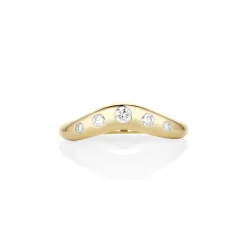 Marrow Fine Anniversary Gifts | Wedding Bands^White Diamond Bombé Band
