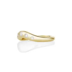 Marrow Fine Anniversary Gifts | Wedding Bands^White Diamond Bombé Band