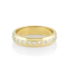 Marrow Fine Men's Bands | Eternity Bands^White Diamond Burnished Teddy Band - 5mm