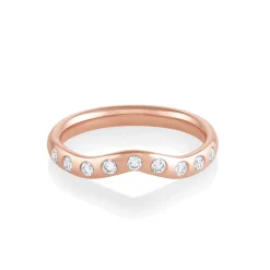 Marrow Fine Wedding Bands | Rings^White Diamond Cecily Wave Band