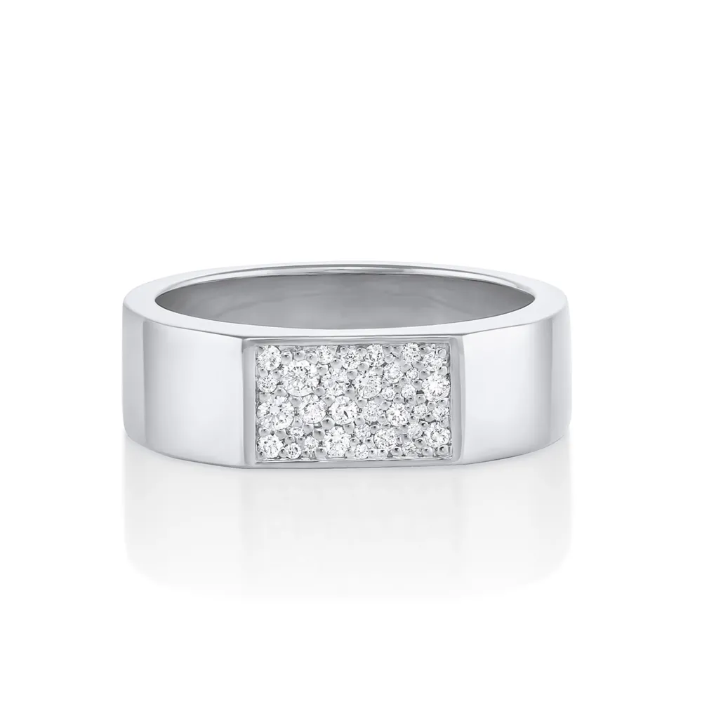 Marrow Fine Men's Bands | Wedding Bands^White Diamond Colson Band
