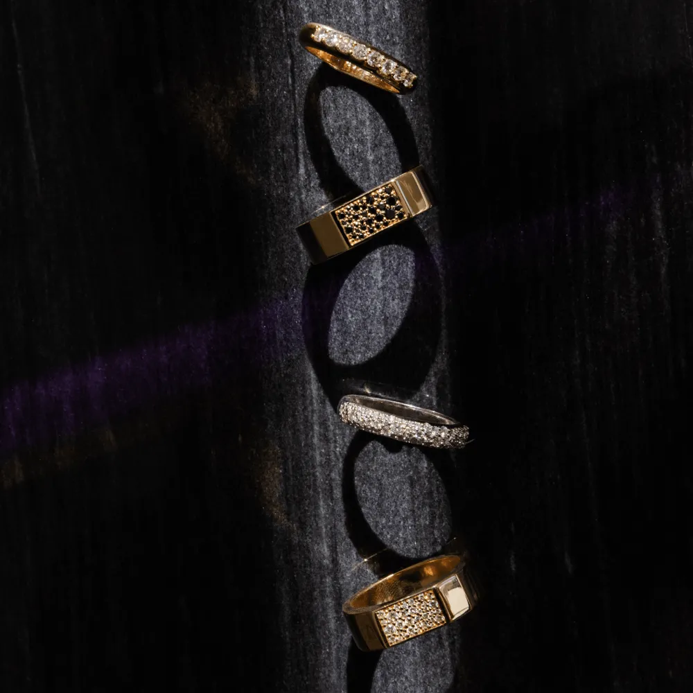 Marrow Fine Men's Bands | Wedding Bands^White Diamond Colson Band