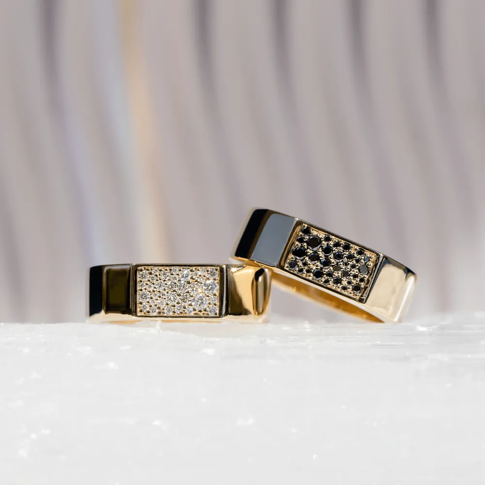 Marrow Fine Men's Bands | Wedding Bands^White Diamond Colson Band