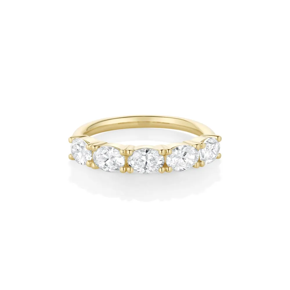 Marrow Fine Anniversary Gifts | Eternity Bands^White Diamond East/West Liv Band