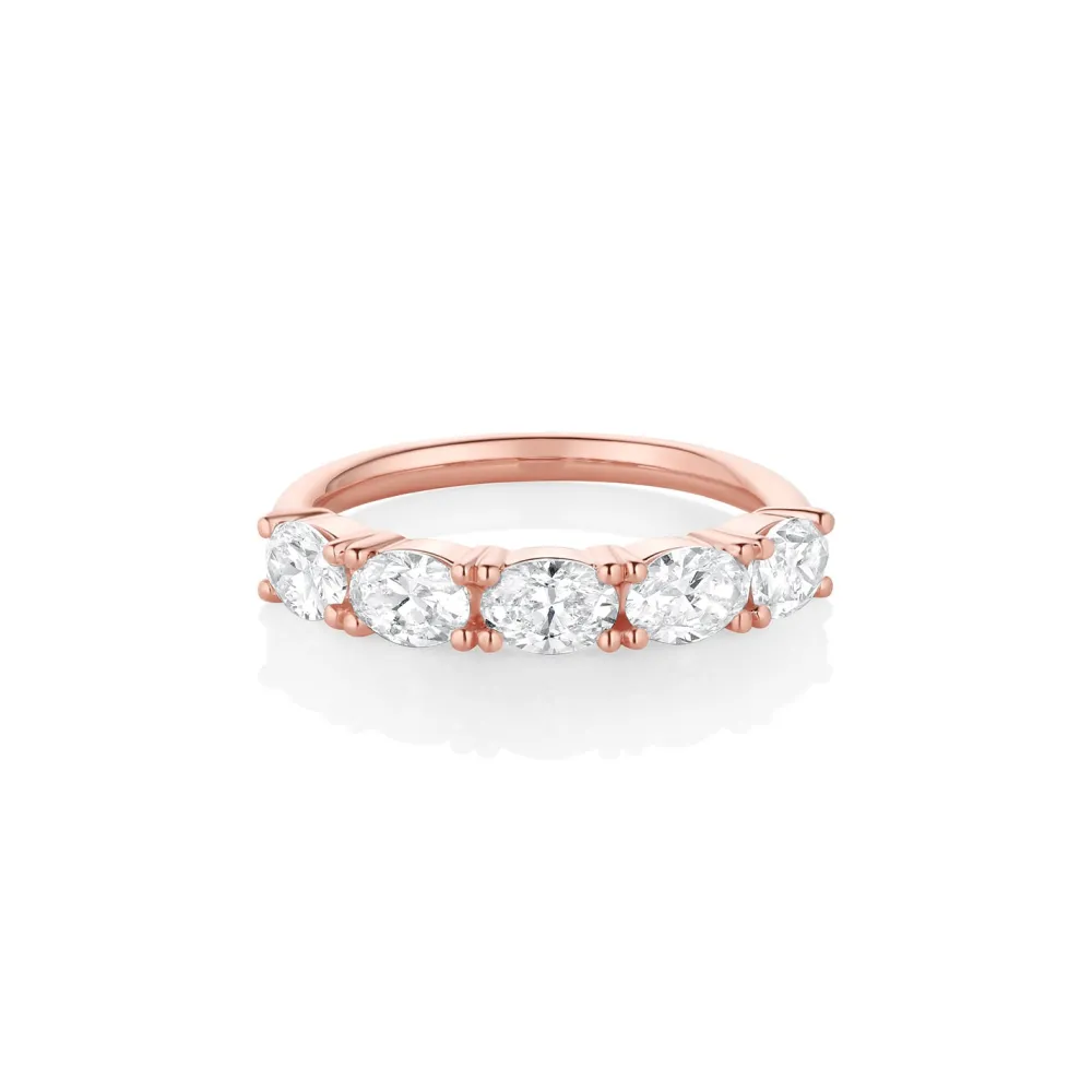 Marrow Fine Anniversary Gifts | Eternity Bands^White Diamond East/West Liv Band
