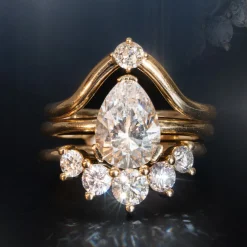 Marrow Fine Wedding Bands | Rings^White Diamond Headdress Jacket - Alternative Bridal Stacks
