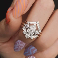 Marrow Fine Sammi's Favorites | Wedding Bands^White Diamond Headdress Jacket - Alternative Bridal Stacks