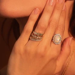 Marrow Fine For The New Mom | Anniversary Gifts^White Diamond Laurel Band