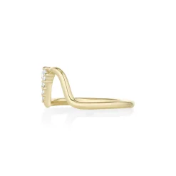 Marrow Fine For The New Mom | Anniversary Gifts^White Diamond Mini Lucy Wave Band