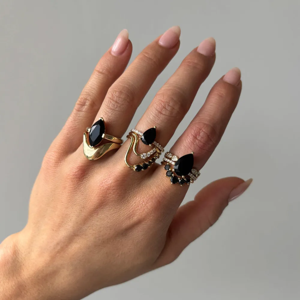 Marrow Fine For The New Mom | Anniversary Gifts^White Diamond Mini Lucy Wave Band