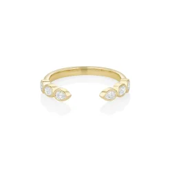 Marrow Fine For The New Mom | Anniversary Gifts^White Diamond Mixed Shape Cosmic Light Band