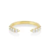 Marrow Fine Wedding Bands | Rings^White Diamond Open Shank Band | Cosmic Light