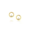 Marrow Fine Under | Under^White Diamond Orbit Hoop Studs