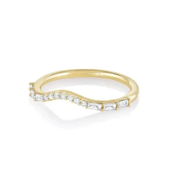 Marrow Fine Wedding Bands | Rings^White Diamond Quinn Wave Band