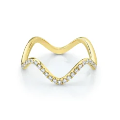 Marrow Fine Wedding Bands | Rings^White Diamond Squiggle Ring