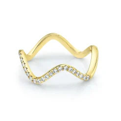 Marrow Fine Wedding Bands | Rings^White Diamond Squiggle Ring