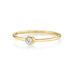 Marrow Fine Under | Under^White Diamond Sweet Pea Stacking Ring