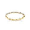 Marrow Fine Anniversary Gifts | Wedding Bands^White Diamond Whisper Half Eternity Band