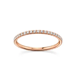 Marrow Fine Anniversary Gifts | Wedding Bands^White Diamond Whisper Half Eternity Band
